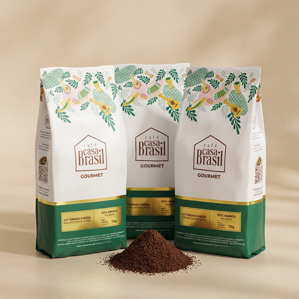 Gourmet Ground Medium Roast Kit — 4 × 250g (8.8oz)